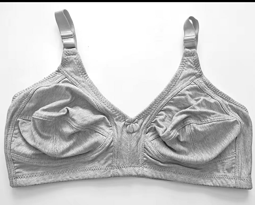 50% OFF | PACK OF 3 IMPORTED PURE STRETCHABLE COTTON BRA